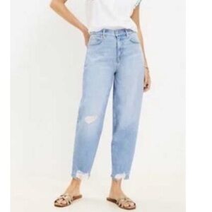 LOFT The Barrel High-Rise Jeans Size 2/26